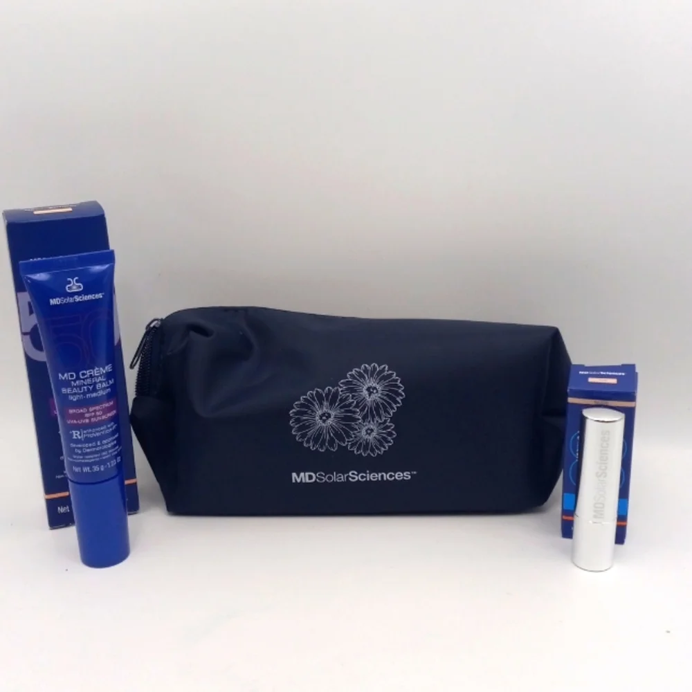 MD SCIENCE MINERAL BEAUTY BALM & LIP BALM WITH CASE SPF 50